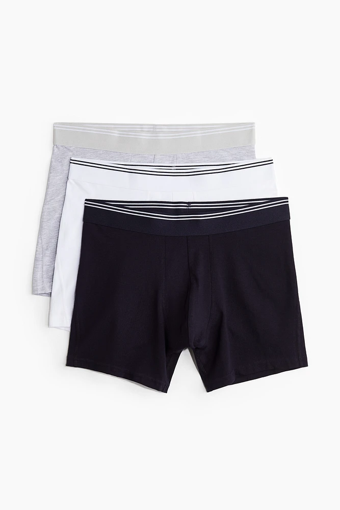 3-pack Mid-Length Boxer Briefs with Lycra®