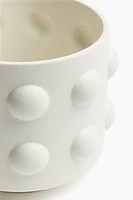 Reactive-glaze Stoneware Plant Pot