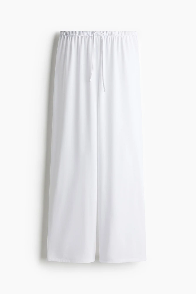 Straight-Leg Drawstring Pants