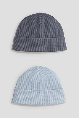 2-Pack Cotton Beanies