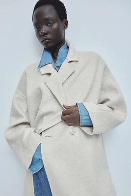 Wool-Blend Coat