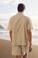 Cotton Pajama Shirt and Shorts