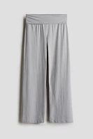 Wide-Leg Jersey Pants