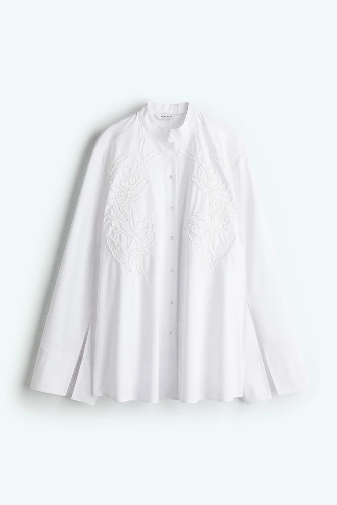 Embroidered Cotton Shirt
