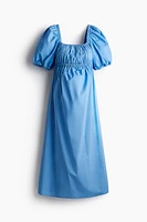 MAMA Cotton-Blend Poplin Dress