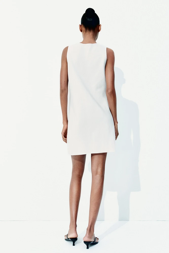 Robe à encolure en V