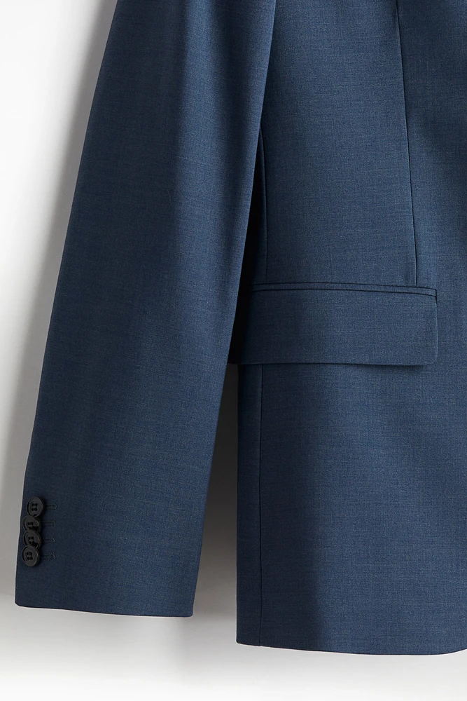 Slim Fit Single-Breasted Jacket