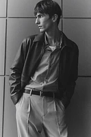Regular-Fit Coated Jacket