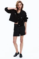 High Waist Denim Shorts