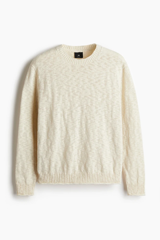 Regular-Fit Rolled Edge Sweater