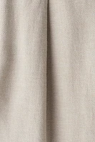 Relaxed-Fit Linen-Blend Pants