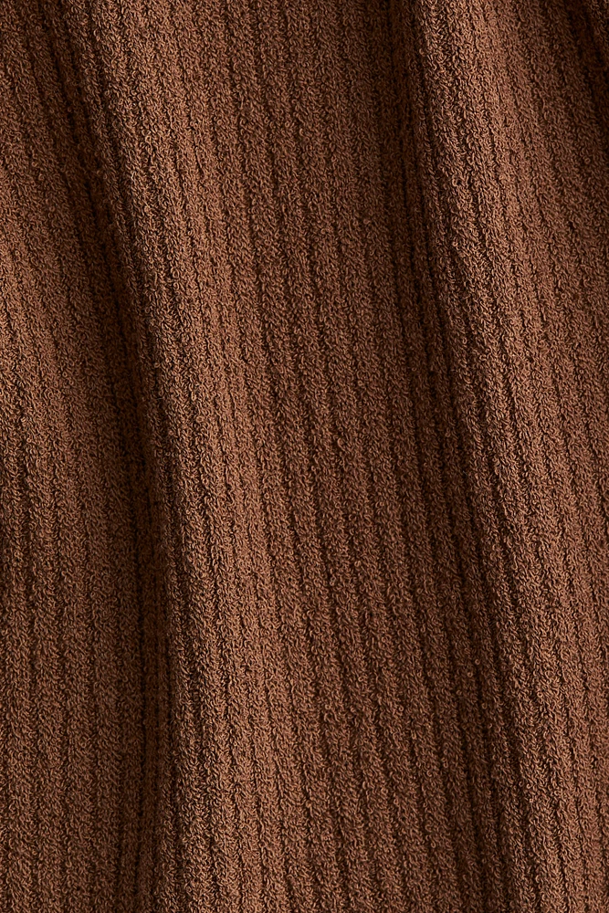 Rib-Knit Off-the-Shoulder Top