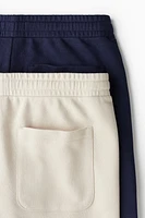 Lot de 2 shorts classique en molleton