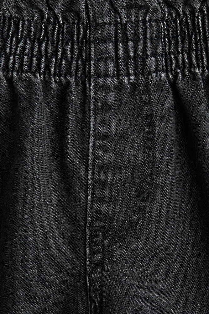 Loose Fit Denim Shorts