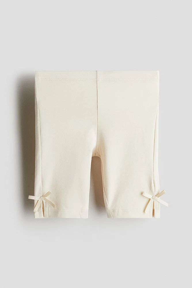 Bow-Detail Bike Shorts