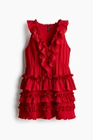 Ruffle-Trimmed Dress