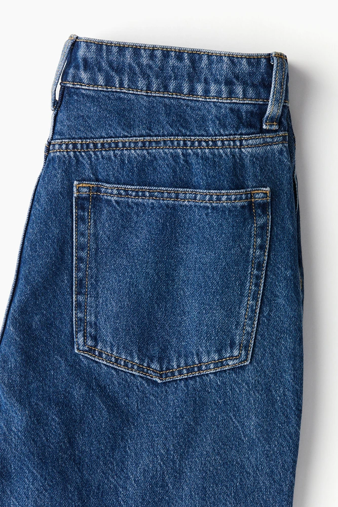 Wide-leg Denim Pants
