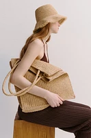 Straw Bucket Hat