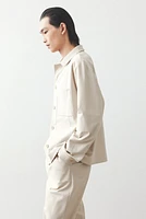 Regular-Fit Twill Overshirt