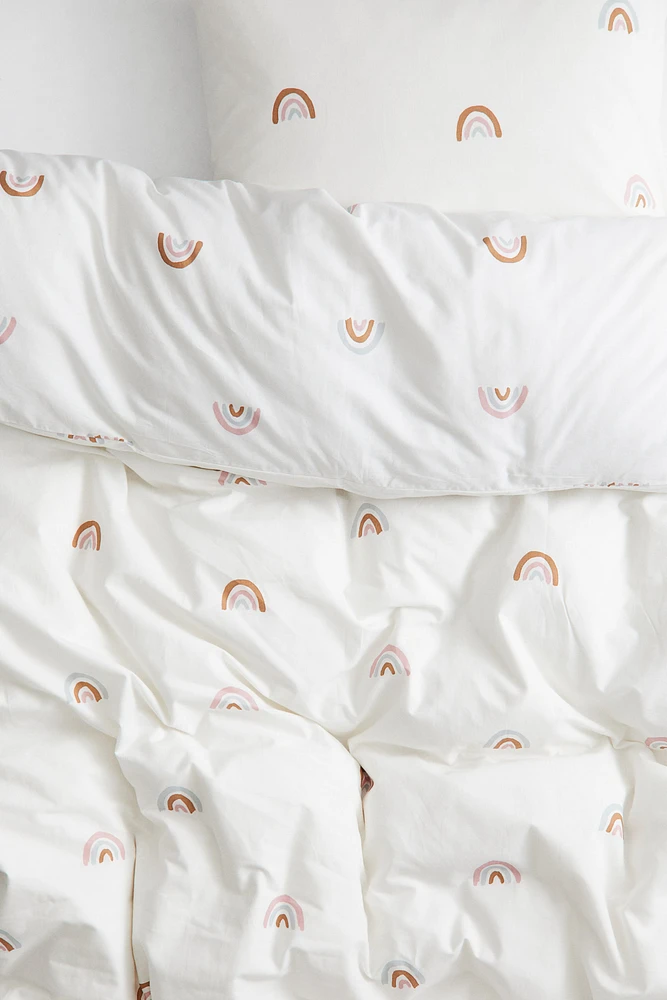 Patterned Twin Duvet Cover Set