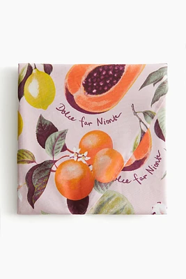 Round Water-Repellent Tablecloth