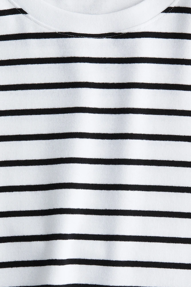 Robe en jersey à manches courtes