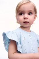Eyelet-Embroidered Dress