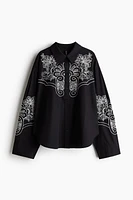 Oversized Embroidered Shirt