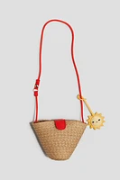 Sac à bandoulière en paille
