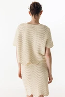 MAMA 2-Piece Pointelle-Knit Set
