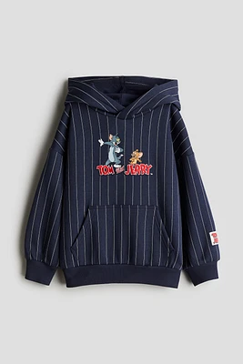 Hoodie with Printed Motif