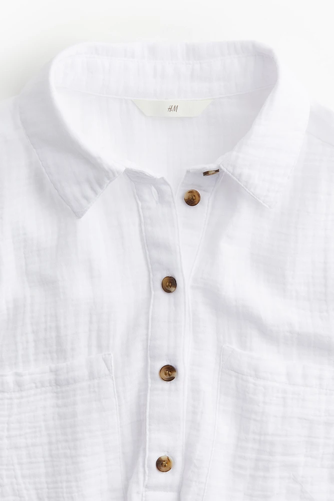 Pullover Muslin Shirt