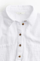 Pullover Muslin Shirt