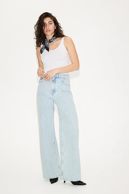 Bouclé Denim Jeans