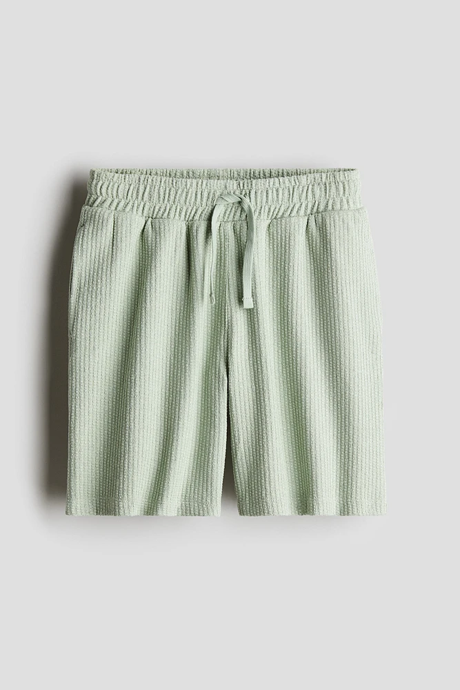 Textured-Knit Shorts