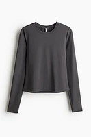 Long-Sleeved Microfiber Top