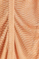 Ruched Mesh Shirt