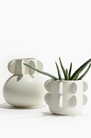 Reactive-glaze Stoneware Vase