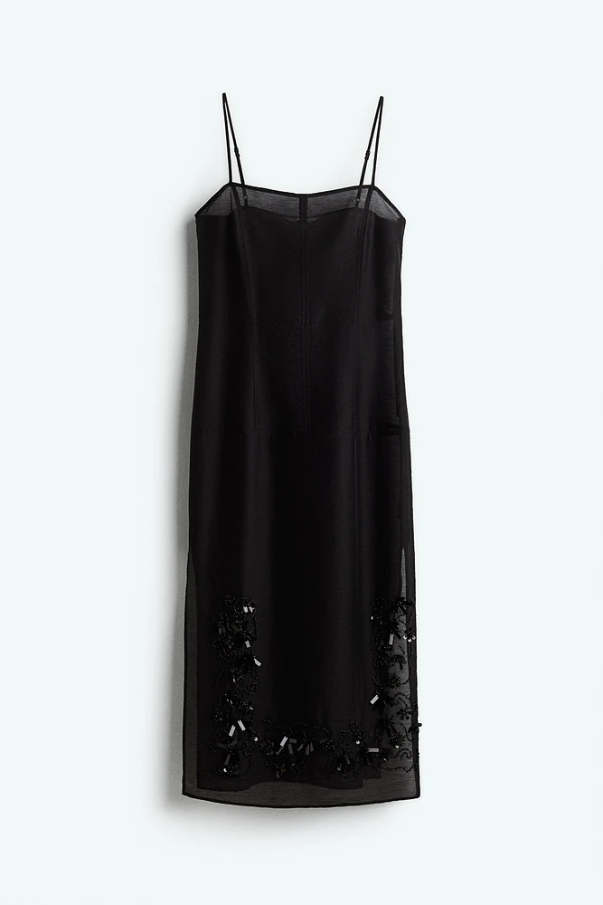 Sheer Embellished Dress