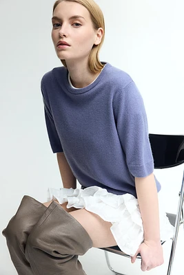 Fine-Knit Cashmere Top