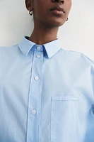 Loose-fit cotton shirt