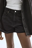 High Waist Denim Shorts