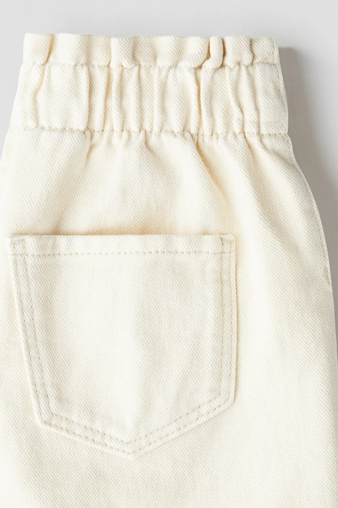 Loose Fit Denim Shorts