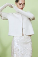 Mohair-Blend Cardigan