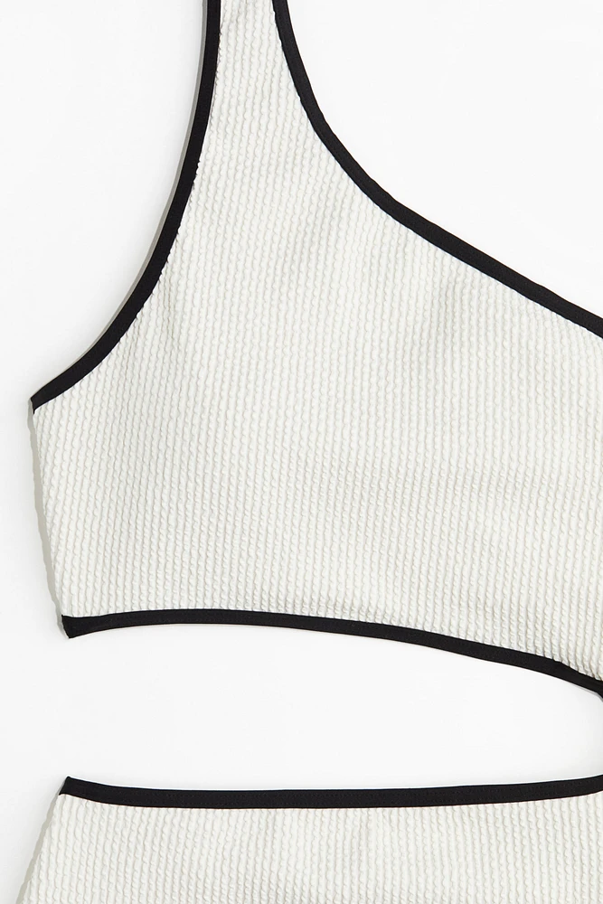 One-Shoulder Cutout Swimsuit