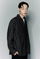 Loose Fit Flannel Shirt