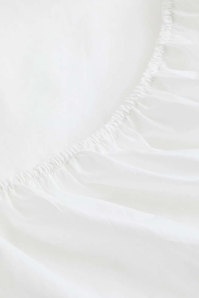 Cotton Percale Fitted Sheet