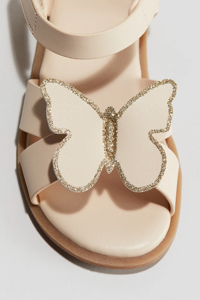 Appliquéd Sandals