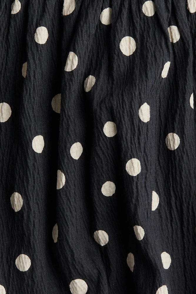 Crinkled Jersey Dress