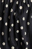 Crinkled Jersey Dress